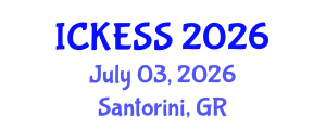 International Conference on Kinesiology, Exercise and Sport Sciences (ICKESS) July 03, 2026 - Santorini, Greece International Conference on Kinesiology, Exercise and Sport Sciences (ICKESS) July 03, 2026 - Santorini, Greece