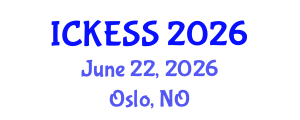 International Conference on Kinesiology, Exercise and Sport Sciences (ICKESS) June 22, 2026 - Oslo, Norway International Conference on Kinesiology, Exercise and Sport Sciences (ICKESS) June 22, 2026 - Oslo, Norway