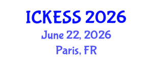 International Conference on Kinesiology, Exercise and Sport Sciences (ICKESS) June 22, 2026 - Paris, France International Conference on Kinesiology, Exercise and Sport Sciences (ICKESS) June 22, 2026 - Paris, France