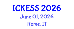 International Conference on Kinesiology, Exercise and Sport Sciences (ICKESS) June 01, 2026 - Rome, Italy International Conference on Kinesiology, Exercise and Sport Sciences (ICKESS) June 01, 2026 - Rome, Italy