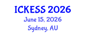 International Conference on Kinesiology, Exercise and Sport Sciences (ICKESS) June 15, 2026 - Sydney, Australia International Conference on Kinesiology, Exercise and Sport Sciences (ICKESS) June 15, 2026 - Sydney, Australia