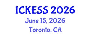 International Conference on Kinesiology, Exercise and Sport Sciences (ICKESS) June 15, 2026 - Toronto, Canada International Conference on Kinesiology, Exercise and Sport Sciences (ICKESS) June 15, 2026 - Toronto, Canada
