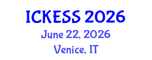 International Conference on Kinesiology, Exercise and Sport Sciences (ICKESS) June 22, 2026 - Venice, Italy International Conference on Kinesiology, Exercise and Sport Sciences (ICKESS) June 22, 2026 - Venice, Italy
