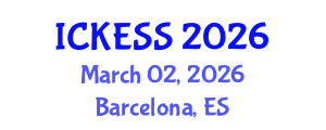 International Conference on Kinesiology, Exercise and Sport Sciences (ICKESS) March 02, 2026 - Barcelona, Spain International Conference on Kinesiology, Exercise and Sport Sciences (ICKESS) March 02, 2026 - Barcelona, Spain