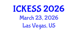 International Conference on Kinesiology, Exercise and Sport Sciences (ICKESS) March 23, 2026 - Las Vegas, United States International Conference on Kinesiology, Exercise and Sport Sciences (ICKESS) March 23, 2026 - Las Vegas, United States