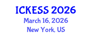 International Conference on Kinesiology, Exercise and Sport Sciences (ICKESS) March 16, 2026 - New York, United States International Conference on Kinesiology, Exercise and Sport Sciences (ICKESS) March 16, 2026 - New York, United States