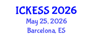International Conference on Kinesiology, Exercise and Sport Sciences (ICKESS) May 25, 2026 - Barcelona, Spain