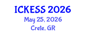 International Conference on Kinesiology, Exercise and Sport Sciences (ICKESS) May 25, 2026 - Crete, Greece International Conference on Kinesiology, Exercise and Sport Sciences (ICKESS) May 25, 2026 - Crete, Greece