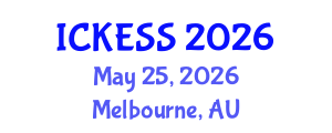 International Conference on Kinesiology, Exercise and Sport Sciences (ICKESS) May 25, 2026 - Melbourne, Australia International Conference on Kinesiology, Exercise and Sport Sciences (ICKESS) May 25, 2026 - Melbourne, Australia