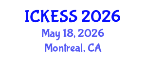 International Conference on Kinesiology, Exercise and Sport Sciences (ICKESS) May 18, 2026 - Montreal, Canada International Conference on Kinesiology, Exercise and Sport Sciences (ICKESS) May 18, 2026 - Montreal, Canada