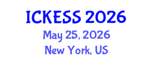 International Conference on Kinesiology, Exercise and Sport Sciences (ICKESS) May 25, 2026 - New York, United States International Conference on Kinesiology, Exercise and Sport Sciences (ICKESS) May 25, 2026 - New York, United States