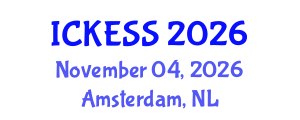 International Conference on Kinesiology, Exercise and Sport Sciences (ICKESS) November 04, 2026 - Amsterdam, Netherlands International Conference on Kinesiology, Exercise and Sport Sciences (ICKESS) November 04, 2026 - Amsterdam, Netherlands