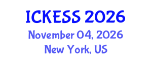 International Conference on Kinesiology, Exercise and Sport Sciences (ICKESS) November 04, 2026 - New York, United States International Conference on Kinesiology, Exercise and Sport Sciences (ICKESS) November 04, 2026 - New York, United States