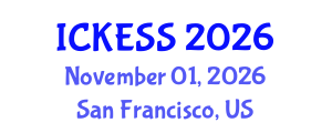 International Conference on Kinesiology, Exercise and Sport Sciences (ICKESS) November 01, 2026 - San Francisco, United States International Conference on Kinesiology, Exercise and Sport Sciences (ICKESS) November 01, 2026 - San Francisco, United States
