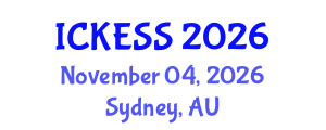 International Conference on Kinesiology, Exercise and Sport Sciences (ICKESS) November 04, 2026 - Sydney, Australia International Conference on Kinesiology, Exercise and Sport Sciences (ICKESS) November 04, 2026 - Sydney, Australia