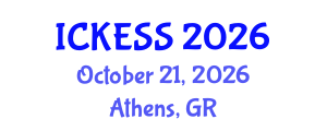 International Conference on Kinesiology, Exercise and Sport Sciences (ICKESS) October 21, 2026 - Athens, Greece