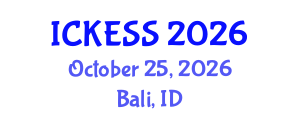 International Conference on Kinesiology, Exercise and Sport Sciences (ICKESS) October 25, 2026 - Bali, Indonesia