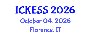 International Conference on Kinesiology, Exercise and Sport Sciences (ICKESS) October 04, 2026 - Florence, Italy International Conference on Kinesiology, Exercise and Sport Sciences (ICKESS) October 04, 2026 - Florence, Italy