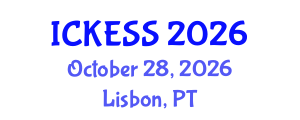 International Conference on Kinesiology, Exercise and Sport Sciences (ICKESS) October 28, 2026 - Lisbon, Portugal
