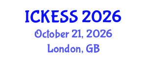 International Conference on Kinesiology, Exercise and Sport Sciences (ICKESS) October 21, 2026 - London, United Kingdom International Conference on Kinesiology, Exercise and Sport Sciences (ICKESS) October 21, 2026 - London, United Kingdom