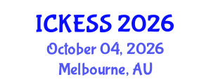 International Conference on Kinesiology, Exercise and Sport Sciences (ICKESS) October 04, 2026 - Melbourne, Australia