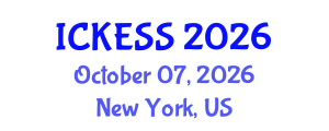 International Conference on Kinesiology, Exercise and Sport Sciences (ICKESS) October 07, 2026 - New York, United States International Conference on Kinesiology, Exercise and Sport Sciences (ICKESS) October 07, 2026 - New York, United States