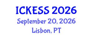 International Conference on Kinesiology, Exercise and Sport Sciences (ICKESS) September 20, 2026 - Lisbon, Portugal International Conference on Kinesiology, Exercise and Sport Sciences (ICKESS) September 20, 2026 - Lisbon, Portugal