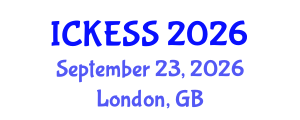 International Conference on Kinesiology, Exercise and Sport Sciences (ICKESS) September 23, 2026 - London, United Kingdom International Conference on Kinesiology, Exercise and Sport Sciences (ICKESS) September 23, 2026 - London, United Kingdom