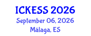 International Conference on Kinesiology, Exercise and Sport Sciences (ICKESS) September 06, 2026 - Málaga, Spain International Conference on Kinesiology, Exercise and Sport Sciences (ICKESS) September 06, 2026 - Málaga, Spain