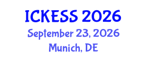 International Conference on Kinesiology, Exercise and Sport Sciences (ICKESS) September 23, 2026 - Munich, Germany International Conference on Kinesiology, Exercise and Sport Sciences (ICKESS) September 23, 2026 - Munich, Germany