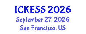 International Conference on Kinesiology, Exercise and Sport Sciences (ICKESS) September 27, 2026 - San Francisco, United States International Conference on Kinesiology, Exercise and Sport Sciences (ICKESS) September 27, 2026 - San Francisco, United States