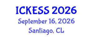International Conference on Kinesiology, Exercise and Sport Sciences (ICKESS) September 16, 2026 - Santiago, Chile International Conference on Kinesiology, Exercise and Sport Sciences (ICKESS) September 16, 2026 - Santiago, Chile