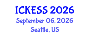 International Conference on Kinesiology, Exercise and Sport Sciences (ICKESS) September 06, 2026 - Seattle, United States International Conference on Kinesiology, Exercise and Sport Sciences (ICKESS) September 06, 2026 - Seattle, United States