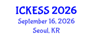 International Conference on Kinesiology, Exercise and Sport Sciences (ICKESS) September 16, 2026 - Seoul, Republic of Korea International Conference on Kinesiology, Exercise and Sport Sciences (ICKESS) September 16, 2026 - Seoul, Republic of Korea