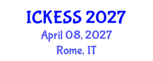 International Conference on Kinesiology, Exercise and Sport Sciences (ICKESS) April 08, 2027 - Rome, Italy