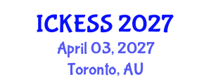 International Conference on Kinesiology, Exercise and Sport Sciences (ICKESS) April 03, 2027 - Toronto, Australia