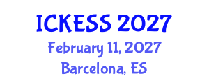 International Conference on Kinesiology, Exercise and Sport Sciences (ICKESS) February 11, 2027 - Barcelona, Spain International Conference on Kinesiology, Exercise and Sport Sciences (ICKESS) February 11, 2027 - Barcelona, Spain