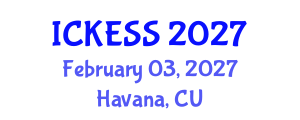 International Conference on Kinesiology, Exercise and Sport Sciences (ICKESS) February 03, 2027 - Havana, Cuba