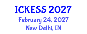 International Conference on Kinesiology, Exercise and Sport Sciences (ICKESS) February 24, 2027 - New Delhi, India International Conference on Kinesiology, Exercise and Sport Sciences (ICKESS) February 24, 2027 - New Delhi, India