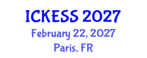 International Conference on Kinesiology, Exercise and Sport Sciences (ICKESS) February 22, 2027 - Paris, France