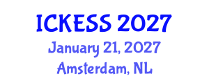 International Conference on Kinesiology, Exercise and Sport Sciences (ICKESS) January 21, 2027 - Amsterdam, Netherlands