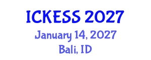 International Conference on Kinesiology, Exercise and Sport Sciences (ICKESS) January 14, 2027 - Bali, Indonesia
