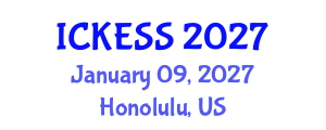 International Conference on Kinesiology, Exercise and Sport Sciences (ICKESS) January 09, 2027 - Honolulu, United States International Conference on Kinesiology, Exercise and Sport Sciences (ICKESS) January 09, 2027 - Honolulu, United States