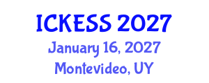 International Conference on Kinesiology, Exercise and Sport Sciences (ICKESS) January 16, 2027 - Montevideo, Uruguay International Conference on Kinesiology, Exercise and Sport Sciences (ICKESS) January 16, 2027 - Montevideo, Uruguay