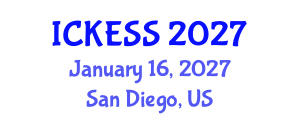 International Conference on Kinesiology, Exercise and Sport Sciences (ICKESS) January 16, 2027 - San Diego, United States International Conference on Kinesiology, Exercise and Sport Sciences (ICKESS) January 16, 2027 - San Diego, United States