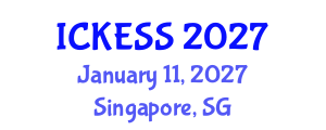 International Conference on Kinesiology, Exercise and Sport Sciences (ICKESS) January 11, 2027 - Singapore, Singapore
