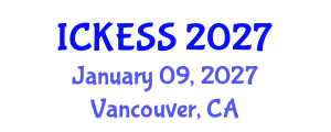 International Conference on Kinesiology, Exercise and Sport Sciences (ICKESS) January 09, 2027 - Vancouver, Canada