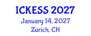 International Conference on Kinesiology, Exercise and Sport Sciences (ICKESS) January 14, 2027 - Zurich, Switzerland International Conference on Kinesiology, Exercise and Sport Sciences (ICKESS) January 14, 2027 - Zurich, Switzerland