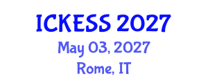 International Conference on Kinesiology, Exercise and Sport Sciences (ICKESS) May 03, 2027 - Rome, Italy