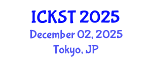 International Conference on Knowledge and Smart Technology (ICKST) December 02, 2025 - Tokyo, Japan